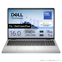DELL(f) Dell 16 DC16250/16.0/C7 150U/16/1T/M365/W11 v`iVo[ ND76-FWM3SC m16.0^ /Windows11 Home /intel Core 7 /F16GB /SSDF1T