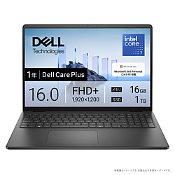 DELL(f) Dell 16 DC16250/16.0/C7 150U/16/1T/M365/W11 J[{ubN ND76-FWM3BC m16.0^ /Windows11 Home /intel Core 7 /F16GB /SSDF1T