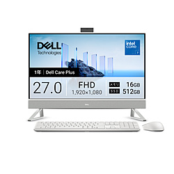 DELL(�f��) AD69-GHC ���j�^�[��̌^�f�X�N�g�b�vPC Dell 27(EC27250) �p�[���z���C�g �m27�^ /Windows11 Home /intel Core 7 /�������F16GB /SSD�F512GB /2026�N�t���f���n