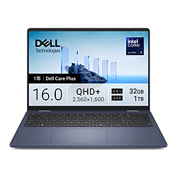 DELL(�f��) �m�[�g�p�\�R�� Dell 16 Plus 2-in-1(DB06250) �~�b�h�i�C�g�u���[ CCL96P-FWC �mCopilot+ PC /16.0�^ /Windows11 Home /intel Core Ultra 9 /�������F