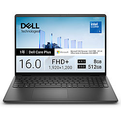 DELL(�f��) �m�[�g�p�\�R�� Dell 16(DC16250 ) �J�[�{���u���b�N ND46-GNM3BC �m16.0�^ /Windows11 Home /intel Core 5 /�������F8GB /SSD�F512GB /Microsoft 365 