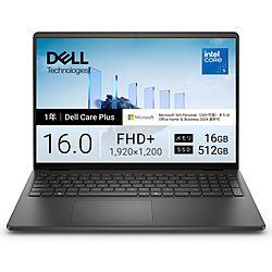 DELL(�f��) �m�[�g�p�\�R�� Dell 16(DC16250 ) �J�[�{���u���b�N ND56-GNM3BC �m16.0�^ /Windows11 Home /intel Core 5 /�������F16GB /SSD�F512GB /Microsoft 365