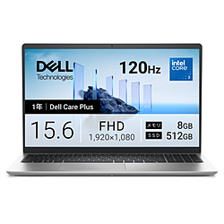DELL(�f��) �m�[�g�p�\�R�� Dell 15(DC15250) �v���`�i�V���o�[ ND25-GNSC �m15.6�^ /Windows11 Home /intel Core 3 /�������F8GB /SSD�F512GB /���{��ŃL�[�{�[�h /2026�N��