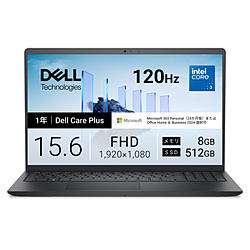 DELL(�f��) �m�[�g�p�\�R�� Dell 15(DC15250) �J�[�{���u���b�N ND25-GNM3BC �m15.6�^ /Windows11 Home /intel Core 3 /�������F8GB /SSD�F512GB /M365 (24����) or 