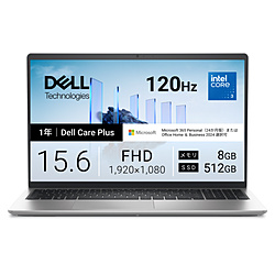 DELL(�f��) �m�[�g�p�\�R�� Dell 15(DC15250) �v���`�i�V���o�[ ND25-GNM3SC �m15.6�^ /Windows11 Home /intel Core 3 /�������F8GB /SSD�F512GB /M365 (24����) or 