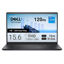 DELL(�f��) �m�[�g�p�\�R�� Dell 15(DC15250) �J�[�{���u���b�N ND55-GNBC �m15.6�^ /Windows11 Home /intel Core i5 /�������F16GB /SSD�F512GB /���{��ŃL�[�{�[�h /2026