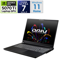 mouse(}EXRs[^) DAIV/16/Core Ultra 7 255HX/RTX 5070 Ti/64/2/w11 N6I7G7TBC42U2H m16.0^ /Windows11 Home /intel Core Ultra 7 /F