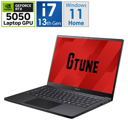 mouse(マウスコンピュータ) W4I7G50BC2113H ゲーミングノートパソコン G TUNE 14(RTX 5050) ブラック ［14.0型 /Windows11 Home /intel Core i7 /メモリ：32GB /SSD：1TB /日本語版キーボード］
