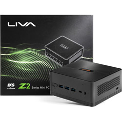 LIVAZ2-4/32-W10Pro(N4100) LIVA Z2 デスクトップPC［モニター無し /intel Celeron /eMMC 32GB /メモリ 4GB /2019年2月モデル］ LIVA Z2 ブラック