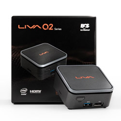 LIVAQ2-4/64-W10(N4100)S デスクトップパソコン   ［モニター無し /intel Celeron /メモリ：4GB /eMMC：64GB /2019年9月モデル］
