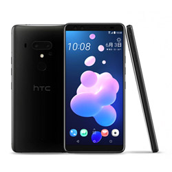 【防水・防塵・おサイフケータイ】HTC U12+セラミックブラック　Snapdragon 845 6型 メモリ/ストレージ： 6GB/128GB nanoSIM ドコモ/au/ソフトバンクSIM対応 SIMフリースマートフォン HTC U12+ セラミック ブラック