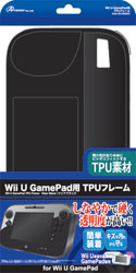 供Wii U使用的游戏TPU架子清除黑色[ANS-WU006BK]