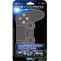 供PS4使用的控制器硅防护黑色[ANS-PF003]
