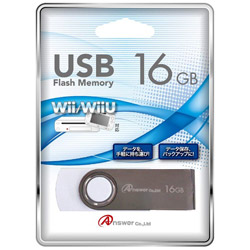 Wii U/Wii用 USBメモリー16GB 【Wii U】 [ANS-USB16GB-2] 【864】
