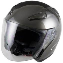 エアロフォルムジェットヘルメット A221ガンメタ サイズL 59～60未満  722102
