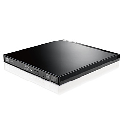【Ultra HD Blu-ray対応】 LBD-PUD6U3LBK(ブラック) ポータブルブルーレイドライブ ［USB3.0・Win／Mac］ 書き込みソフト付き