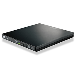 【Ultra HD Blu-ray対応】 LBD-PVA6UCVBK(ブラック) ポータブルブルーレイドライブ ［USB3.1 Gen1 (USB3.0) Type-C・Win／Mac］