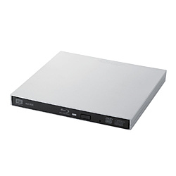 ポータブルブルーレイドライブ (Windows11対応/Mac) シルバー LBD-PVE6U3CMSV ［USB-A／USB-C］