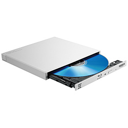 ポータブルブルーレイドライブ (Chrome/Mac/Windows11対応) ホワイト LBD-PWB6U3CVWH ［USB-A／USB-C］