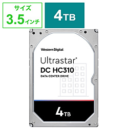内蔵HDD SATA接続 Ultrastar DC HC310  HUS726T4TALA6L4 ［4TB /3.5インチ］