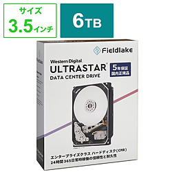 内蔵HDD SATA接続 Ultrastar DC HC310(JPパッケージ版)  HUS726T6TALE6L4/JP ［6TB /3.5インチ］