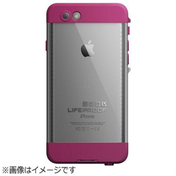 iPhone 6用　nuud Case　ホワイト／ピンク／クリア　LIFEPROOF