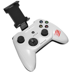 【iPad／iPhone対応】ワイヤレスゲームパッド［Bluetooth・iOS］　C.T.R.L.i Mobile Gamepad　ホワイト　MFi認証　MC-CTRLI-WHZ   ［9ボタン］