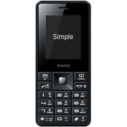 中古】FREETEL Simple FT142F-SIMPLE-BK ブラック SIMフリー