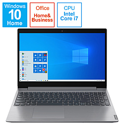 ノートパソコン IdeaPad L360i プラチナグレー 82HL001BJP ［15.6型 /Windows10 Home /intel Core i7 /メモリ：8GB /SSD：512GB /Office HomeandBusiness /日本語版キーボード /2021年4月モデル］