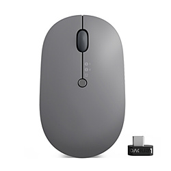 マウス Lenovo Go[Bluetooth・USB (Type-C)] グレー GY51C21211 ［BlueLED /無線(ワイヤレス) /5ボタン］