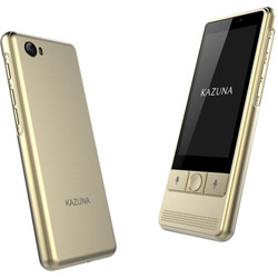 KAZUNA eTalk5 シャンパンゴールド 2年SIM同梱版