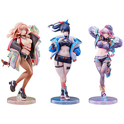 塗装済み完成品 1/7 劇場版『グリッドマン ユニバース』 Dreamy Divas Ver.フィギュア セット