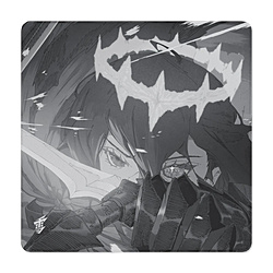 YUKIAIM �Q�[�~���O�}�E�X�p�b�h [500��500��3.7mm] MONOKURO Cloth mousepad L ya-mp-26-monokuro-l