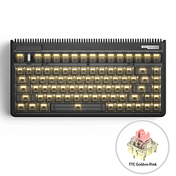 ゲーミングキーボード OG80 RGB(TTC Golden Pink軸・英語配列) Dark Side (RS Version) iq-og80-dark-side-rs-rgb-ttc-golden-pink ［有線・ワイヤレス /USB］