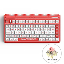 ゲーミングキーボード OG80(TTC Golden Pink軸・英語配列) Joy Vendor iq-og80-joy-vendor-ttc-golden-pink ［有線・ワイヤレス /USB］