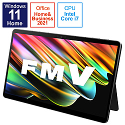 FUJITSU(富士通） 【キーボード別売】ノートパソコン FMV LOOX 90/G ダークシルバー FMVL90GB ［13.3型 /Windows11 Home /intel Core i7 /Office HomeandBusiness /メモリ：16GB /SSD：512GB /2022年夏モデル］
