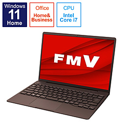 ノートパソコン LIFEBOOK CH90/G3 モカブラウン FMVC90G3M ［13.3型 /Windows11 Home /intel Core i7 /メモリ：16GB /SSD：512GB /Office HomeandBusiness /日本語版キーボード /2022年12月モデル］