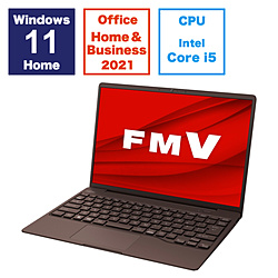 ノートパソコン FMV LIFEBOOK CH75/H3 モカブラウン FMVC75H3M ［13.3型 /Windows11 Home /intel Core i5 /メモリ：16GB /SSD：512GB /Office HomeandBusiness /日本語版キーボード /2023年11月モデル］