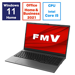 FUJITSU(xmʁj m[gp\R FMV Lite 5515/H uCgubN FMV5515HBB m15.6^ /Windows11 Home /intel Core i5 /F16GB /SSDF512GB /Office HomeandBusiness /{ŃL[{[h /2023N11fn y864z