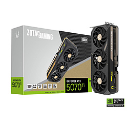 ゲーミンググラフィックボード GAMING GeForce RTX 5070 Ti SOLID NV  ZT-B50710D-10P/NV ［GeForce RTXシリーズ /16GB］