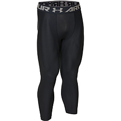 メンズ コンプレッション ベースレイヤー UA HG ARMOUR 2.0 3/4 LEGGING(XLサイズ/Black×Graphite)1358580-001 UNDER ARMOUR BLK/GPH 1358580