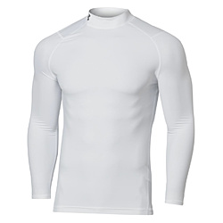 メンズ ゴルフ UAアイソチル フィッティド ロングスリーブ モック UA ISO-CHILL FITTED LONG SLEEVE MOCK SHIRT(XLサイズ/White×White×Black) 1364333 UNDER ARMOUR WHT/WHT/BLK 1364333
