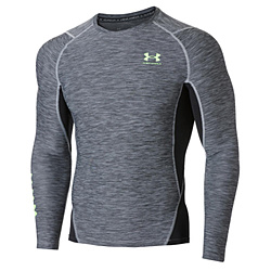 メンズ トレーニング UAヒートギアアーマー ロングスリーブ シャツ ノベルティ UA HG ARMOUR LS NOVELTY(MDサイズ/Steel ) 1371897 UNDER ARMOUR Steel 1371897 ［メンズ］