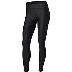 レディース UA ヒートギア レギンス UA HeatGear Leggings(LGサイズ/ブラック×モッズグレー)1372780 UNDER ARMOUR BLK/MGA 1372780 ［レディース］