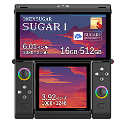 ONENETBOOKTECHNOLOGY ONEXSUGAR16512BK |[^uQ[~OPC ONEXSUGAR SUGAR1 [6.01{3.92C` /Android14 /RAMF16GB /ROMF512GB] ubN mSnapdra