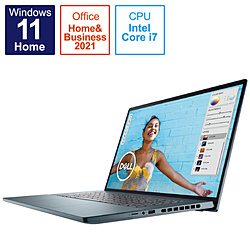 ノートパソコン Inspiron 16 Plus 7620 ダークグリーン NIP786S-CHHBC ［16.0型 /Windows11 Home /intel Core i7 /メモリ：16GB /SSD：1TB /Office HomeandBusiness /日本語版キーボード /2022年9月モデル］