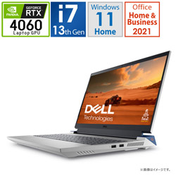 NG595-DNHBCW ゲーミングノートパソコン Dell G15 5530 クォンタム ホワイト ［15.6型 /Windows11 Home /intel Core i7 /メモリ：16GB /SSD：1TB /Office HomeandBusiness /日本語版キーボード /2023年夏モデル］