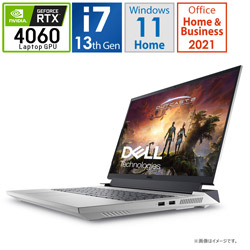 NG796-DNHBCW ゲーミングノートパソコン Dell G16 7630 クォンタム ホワイト ［16.0型 /Windows11 Home /intel Core i7 /メモリ：16GB /SSD：1TB /Office HomeandBusiness /日本語版キーボード /2023年夏モデル］