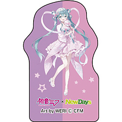 初音ミク×NewDays　ダイカットステッカー　WERI