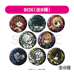 DEATH NOTE イートゥーン トレーディング缶バッジ≪8個入BOX≫ ◆『DEATH NOTE』フェア特典対象